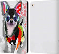 Michel Keck Chihuahua Leather Wallet Case for iPad Air 2 - Slim