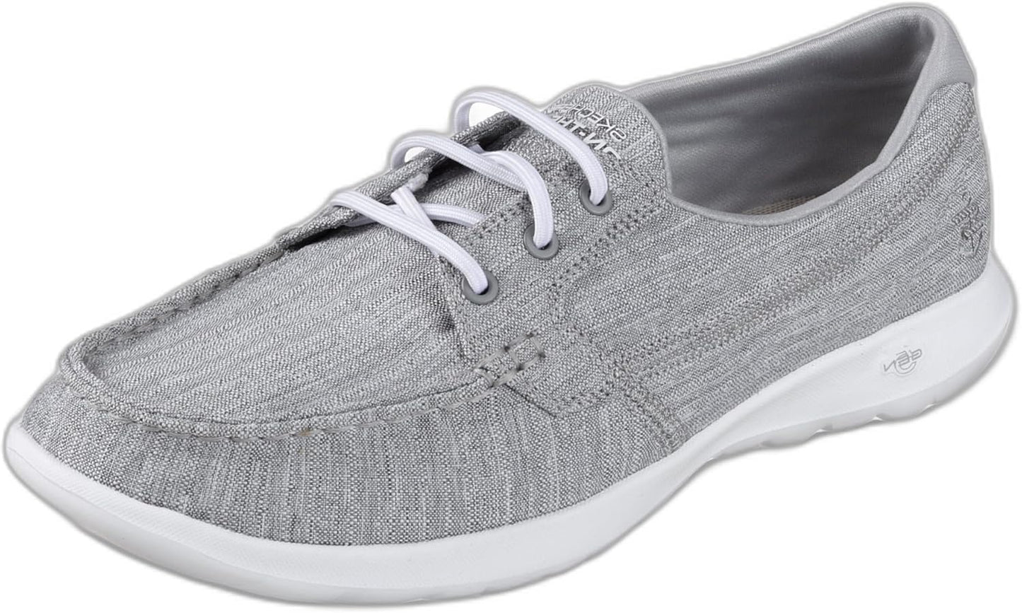 Skechers Women's Go Walk Lite-15433 Boat Shoe for Comfort