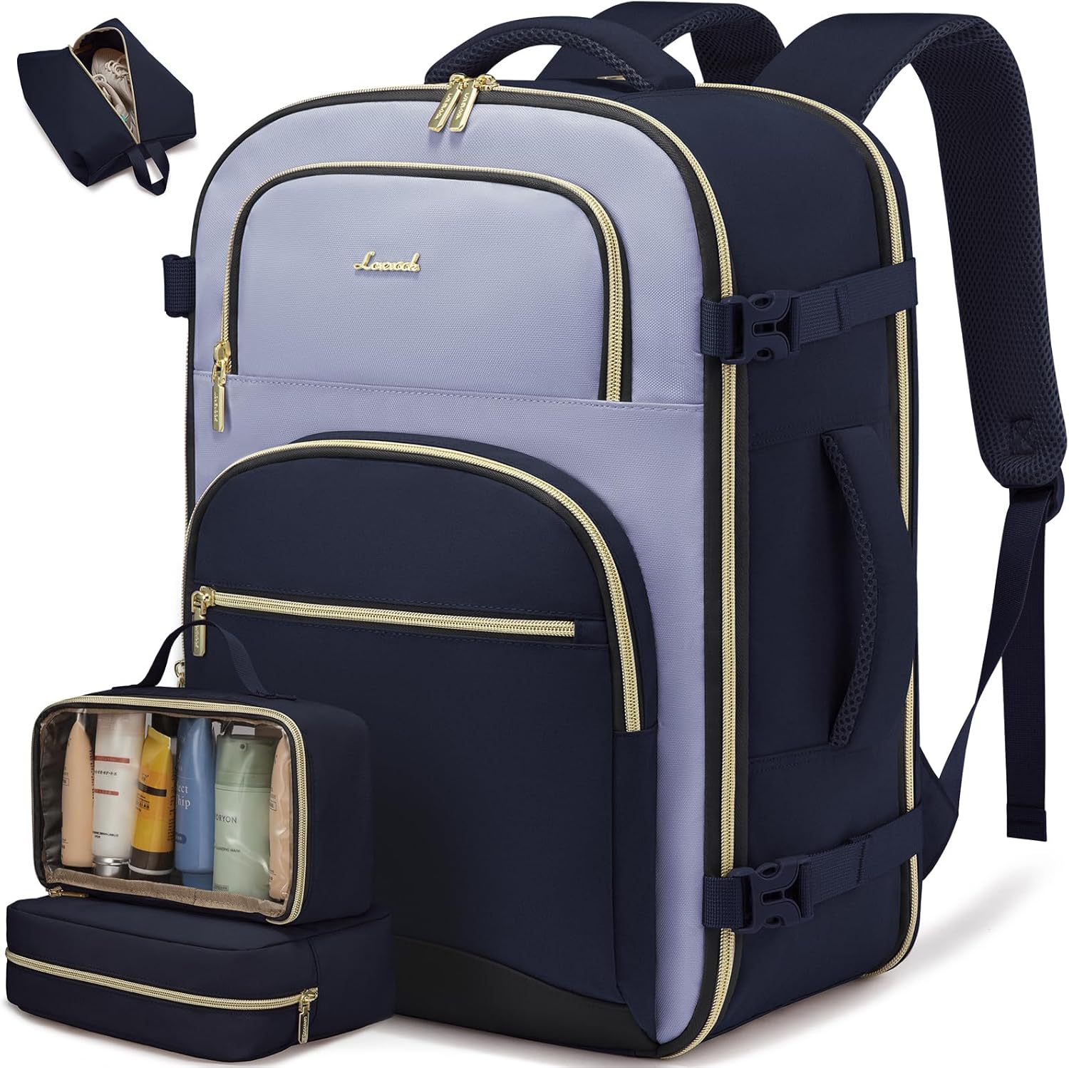 LOVEVOOK Travel Essentials Carry on Backpack for All Travelers