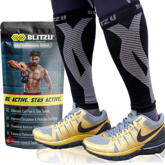 BLITZU Calf Compression Sleeve: Pain Relief Power
