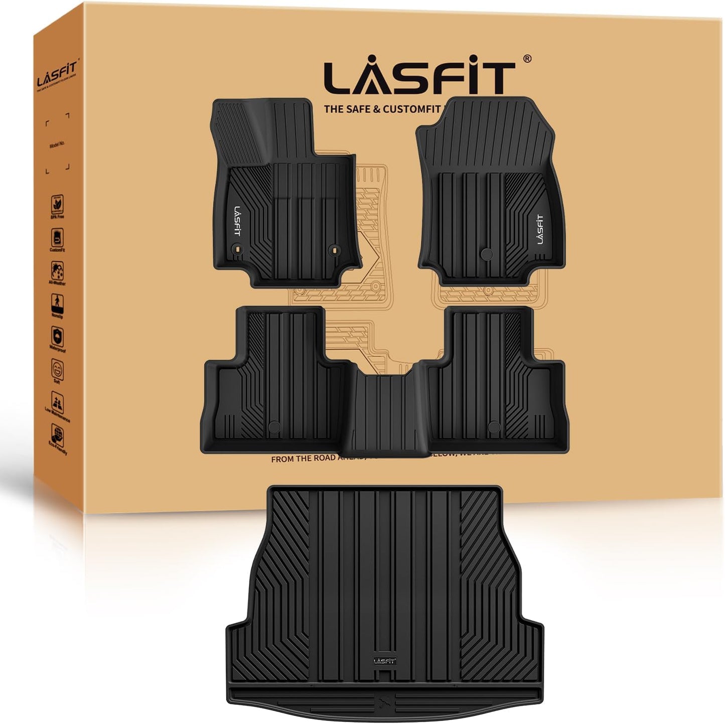 Custom Fit All Weather Floor Mats for Toyota RAV4 2019-2025