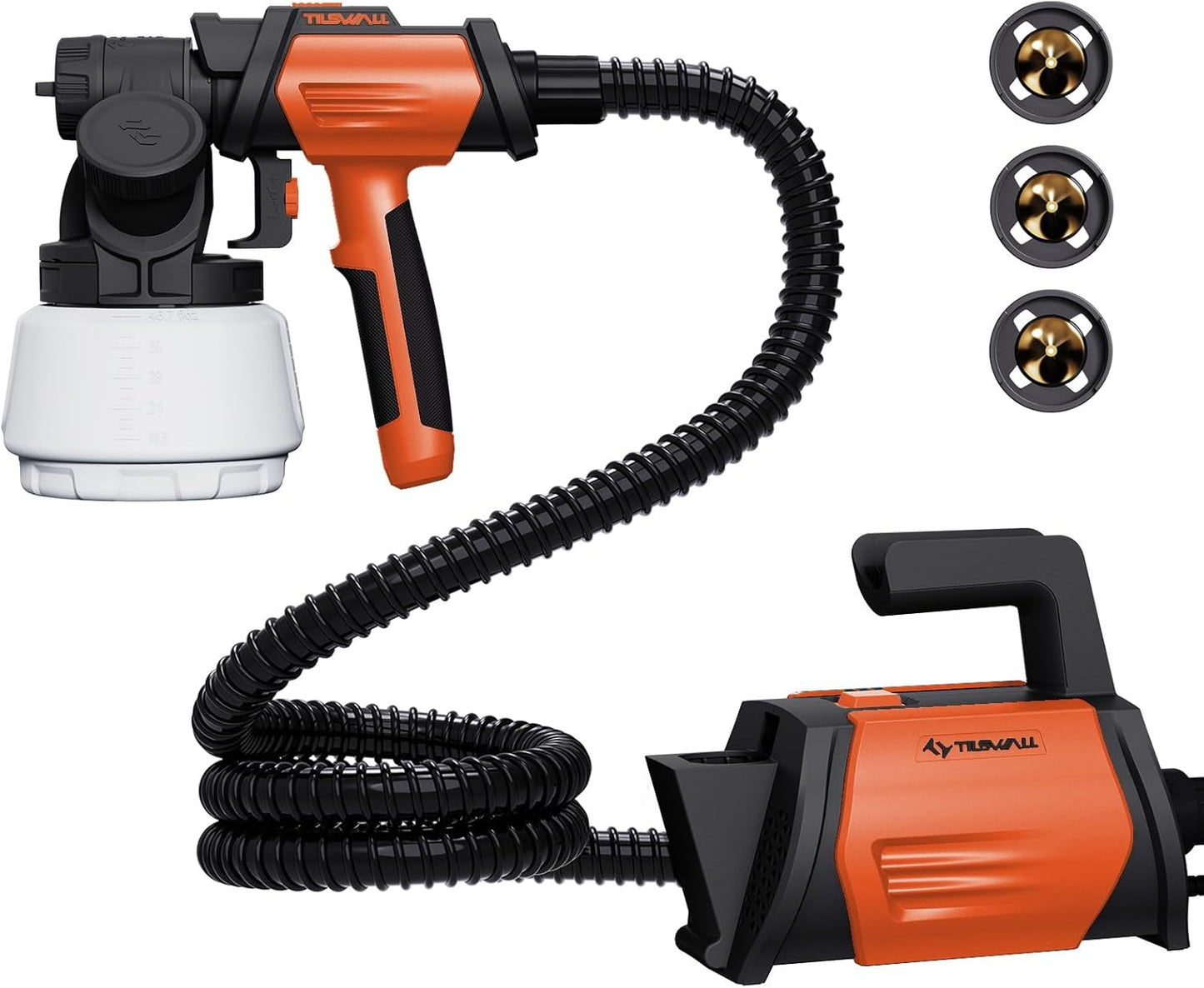Tilswall 800W HVLP Paint Sprayer for Efficient Home Projects