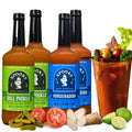 SPOOKY Bloody Mary Mix Variety Pack - Dill Pickle & Horseradish 4-Pack