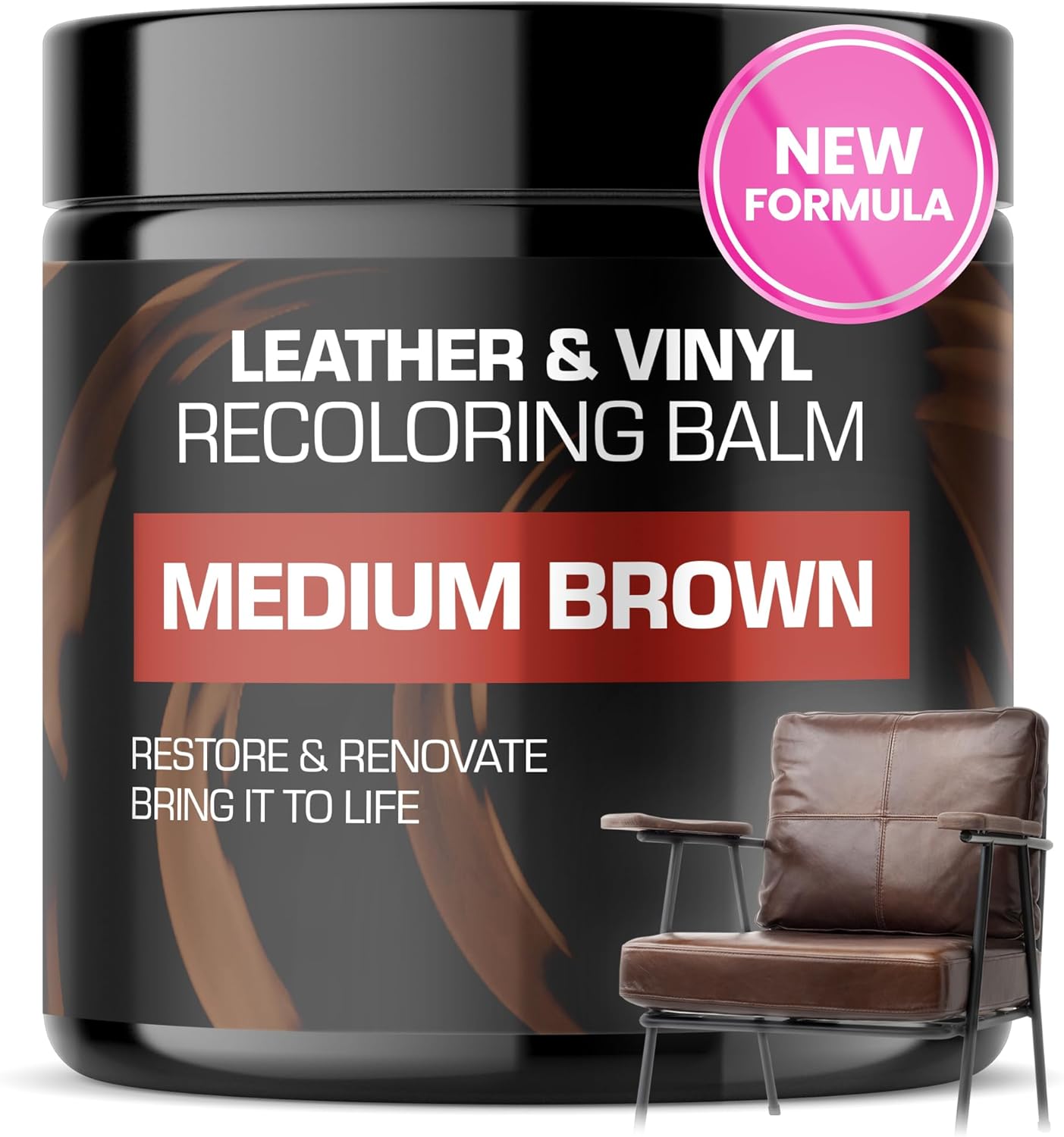 FORTIVO Leather Recoloring Balm - Revive & Renew Your Couch!