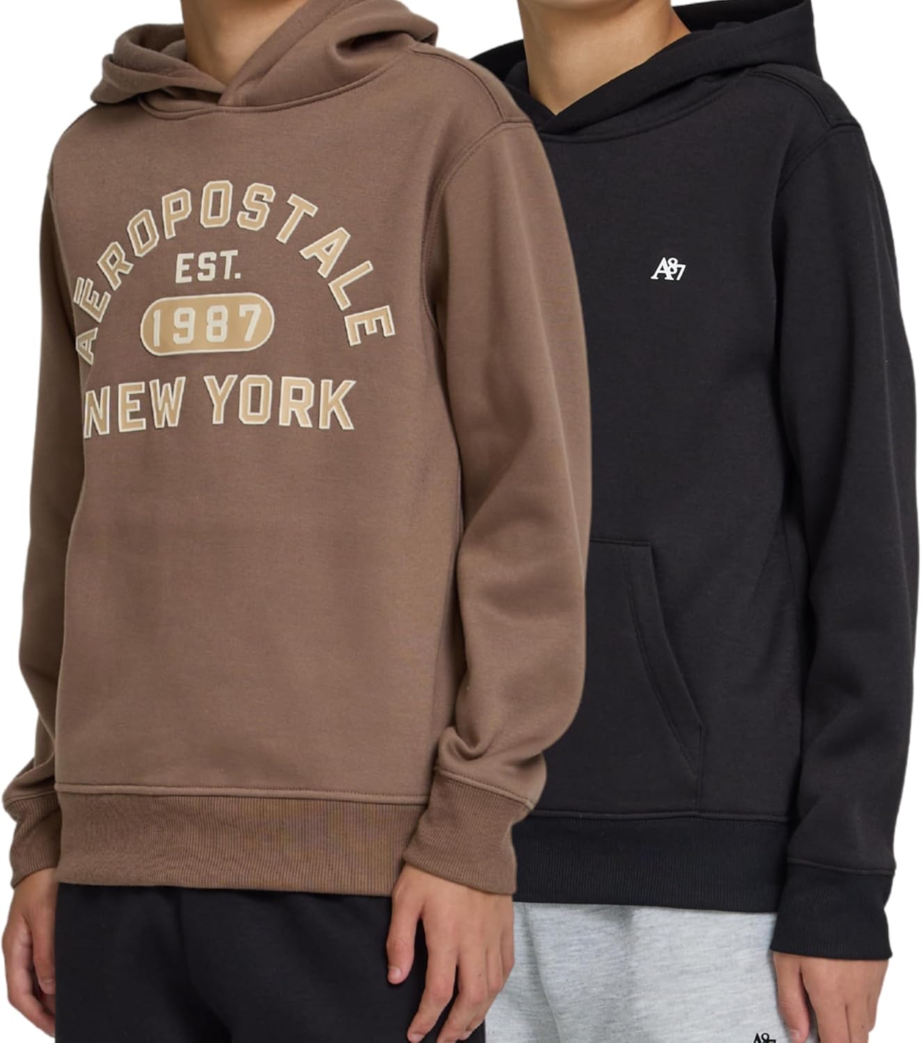 AEROPOSTALE Boys Hoodie 2 Pack for Comfy Everyday Wear