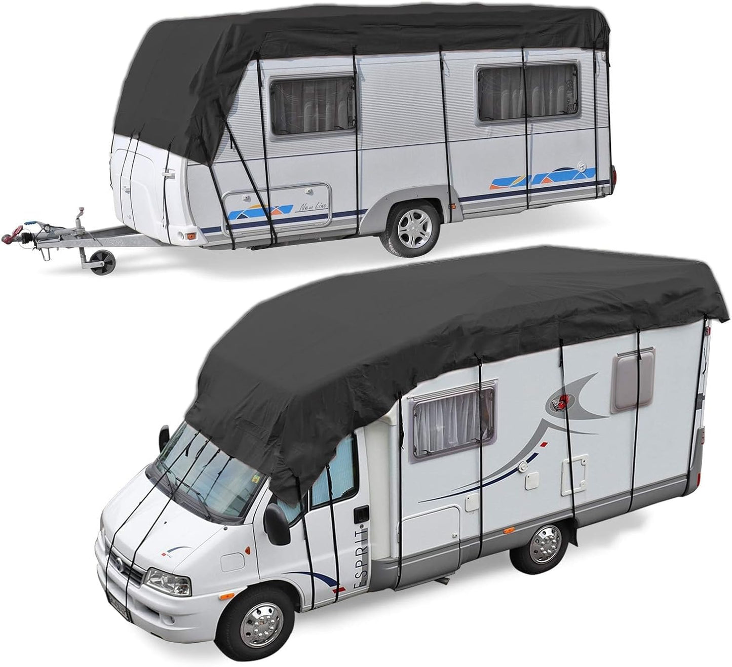 Heavy Duty RV Roof Cover Waterproof for Class A/B/C Motorhomes