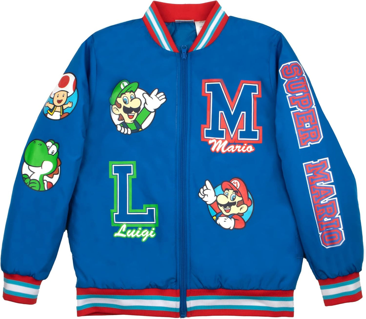 Super Mario Bomber Jacket for Boys - Stylish and Durable