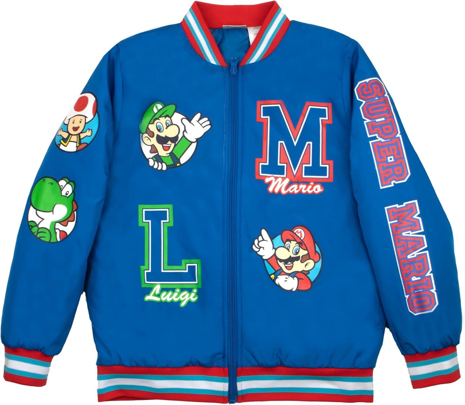 Super Mario Bomber Jacket for Boys - Fun & Stylish Design