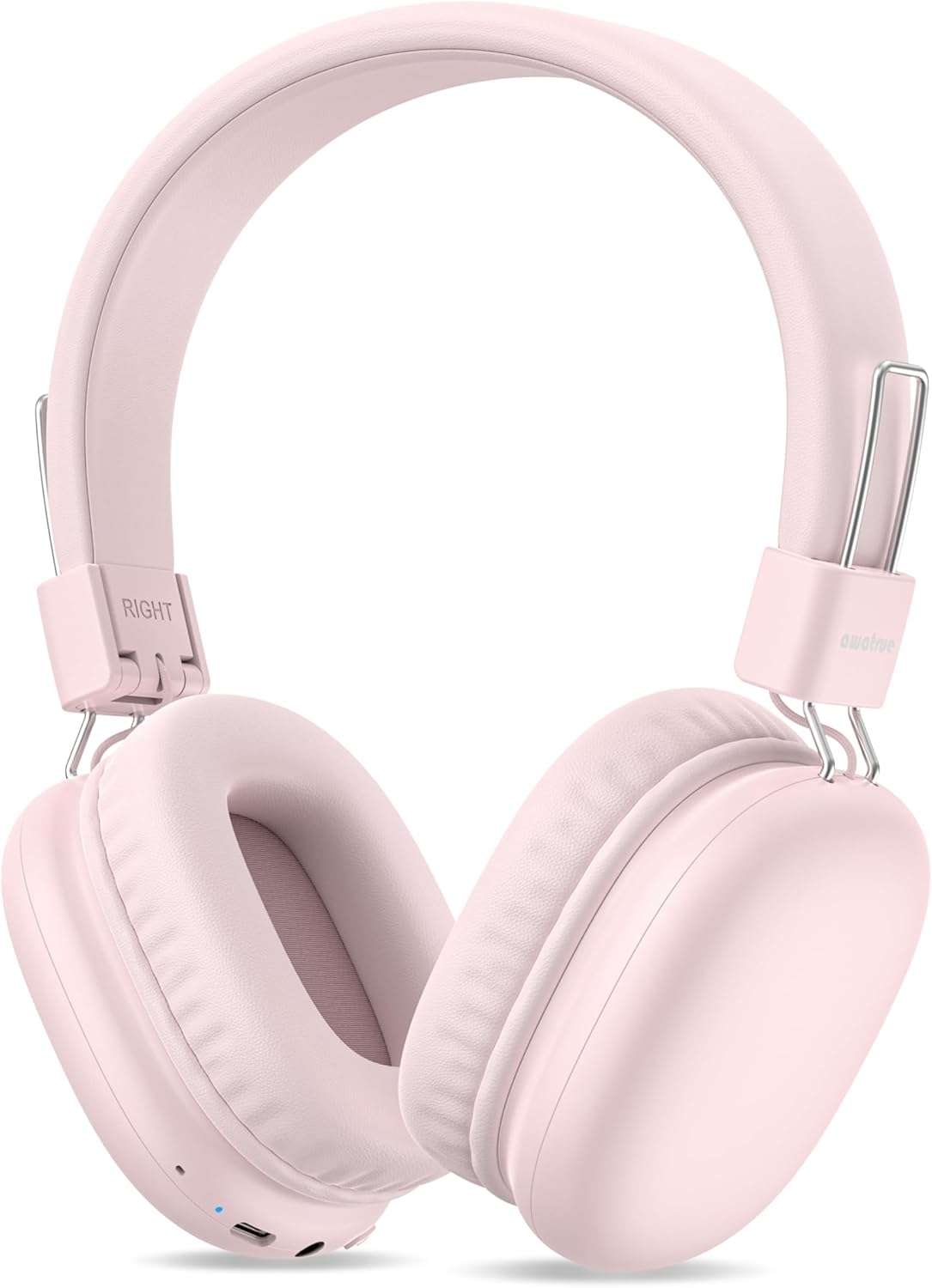 Wireless ANC Kids Headphones - 50H Playtime, Safe Volume, Pink
