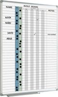 Magnetic In and Out Dry Erase Board 36 x 24 - Wall-Mounted Planner