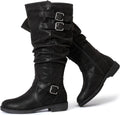 Women Extra Wide Calf Knee High Boots - Slouchy Wide Fit