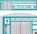 Zaner-Bloser 100-Grid Self-Adhesive Desktop Helpers - Durable Name