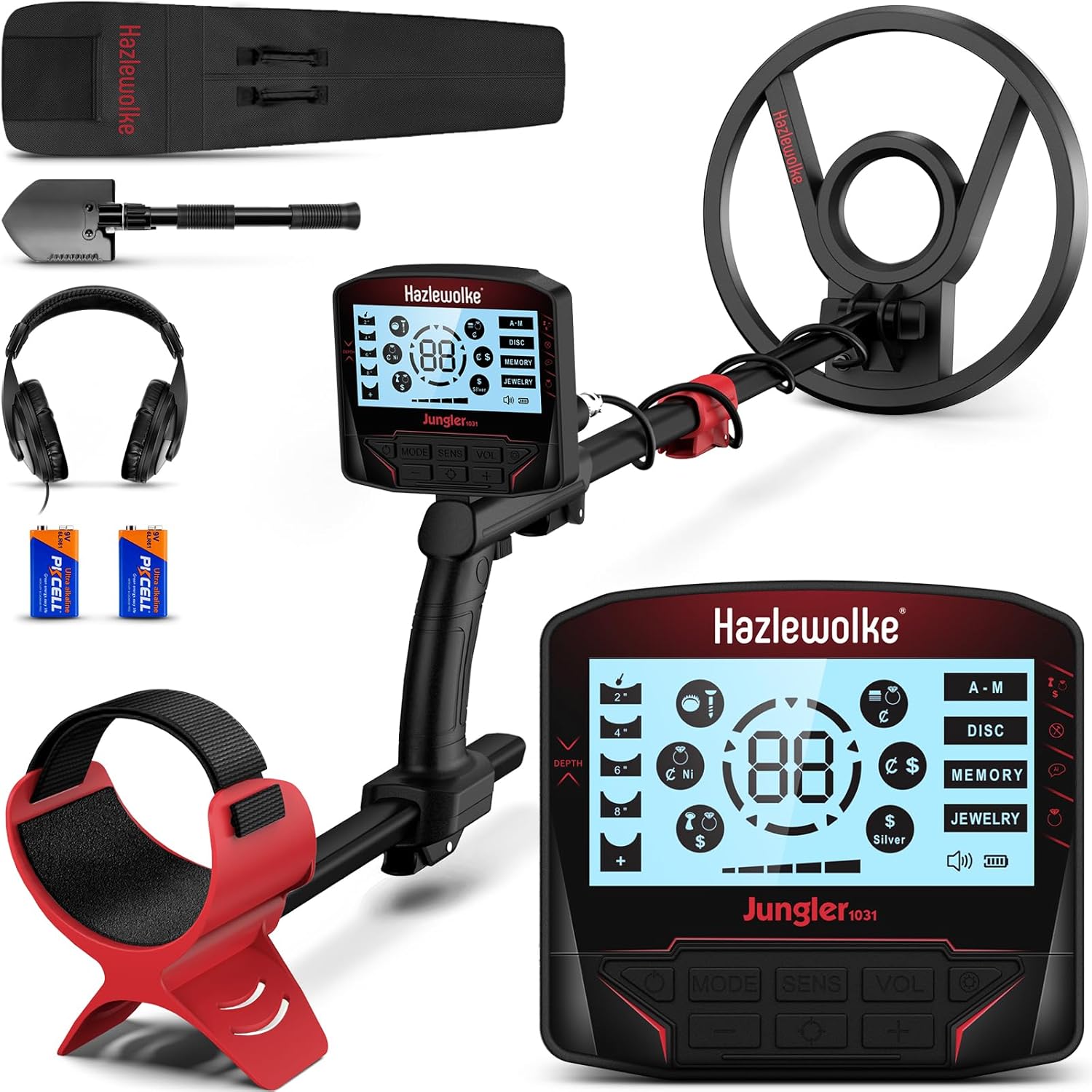 Metal Detector for Adults with 10 Waterproof Coil for Gold