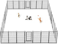 Dog Playpen 40 in 30 Panels Indoor Outdoor Dog Pen - Portable Heavy
