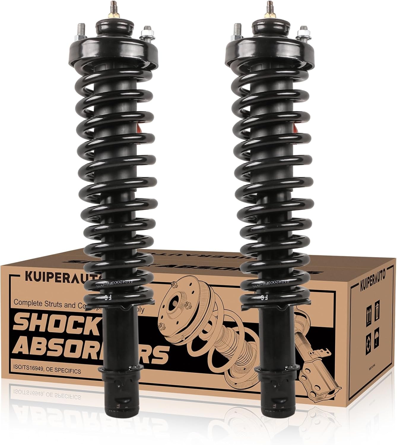 Complete Front Struts Assembly for 1996-2000 Honda Civic & Acura EL