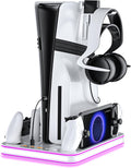 Charging Dock and Cooling Stand for PS5 Controllers & PS Portal