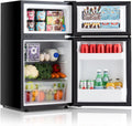 Compact Refrigerator 3.2 Cu.Ft Mini Fridge with Freezer - Quiet
