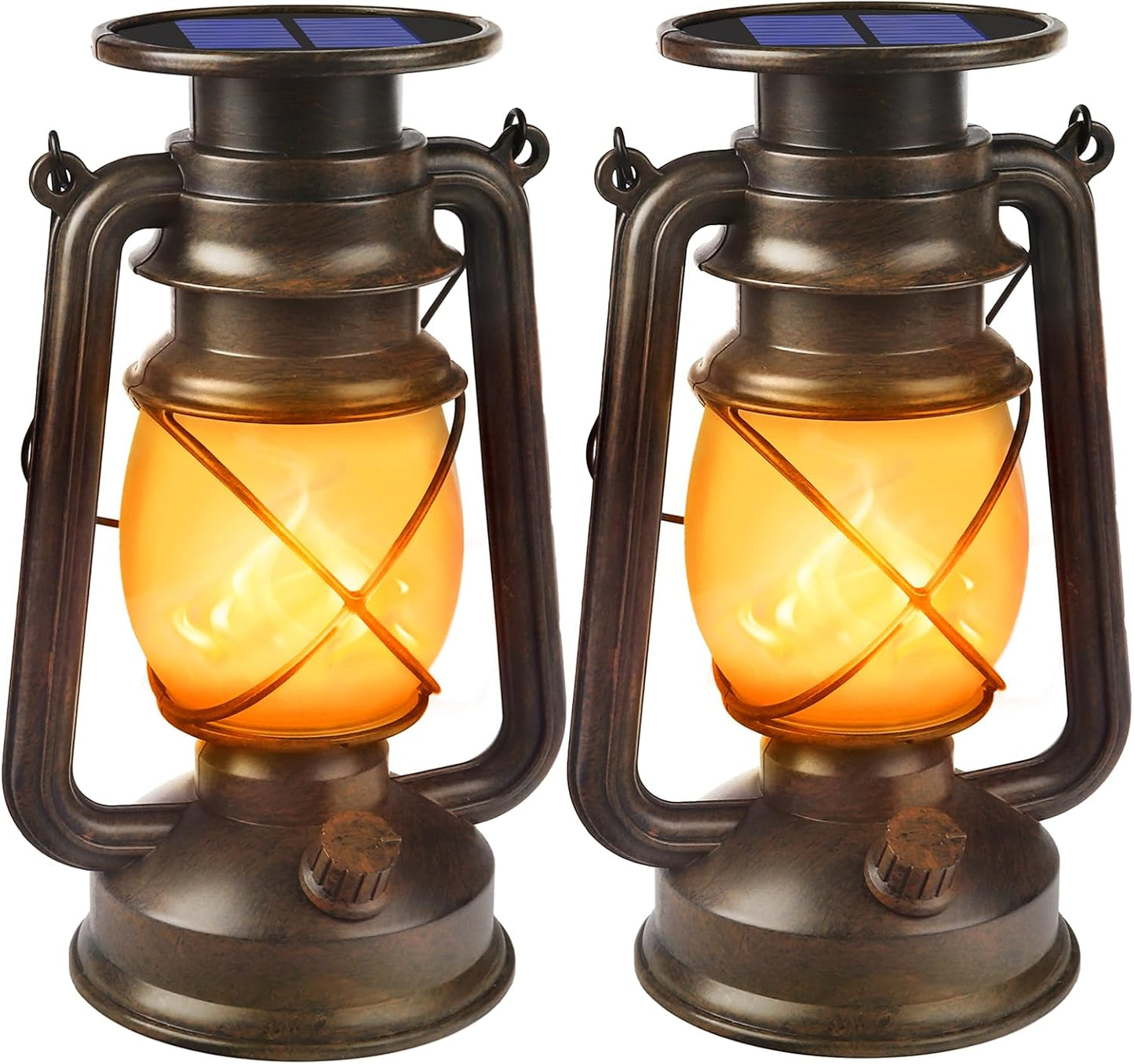 Solar Lanterns Outdoor Waterproof for Vintage Garden Decor