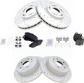 Front and Rear Brake Pad & Rotor Kit for 1998-2005 Lexus GS/IS