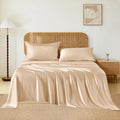 Mulberry Silk Bed Sheets Set 3pc - Luxury 16in Deep Pocket Twin-XL