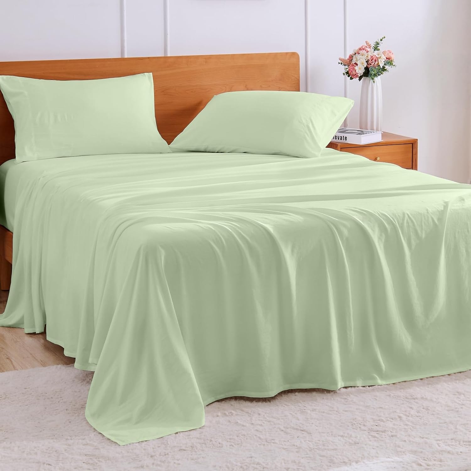 GOKOTTA California King Sheets Set - Ultra Soft & Durable