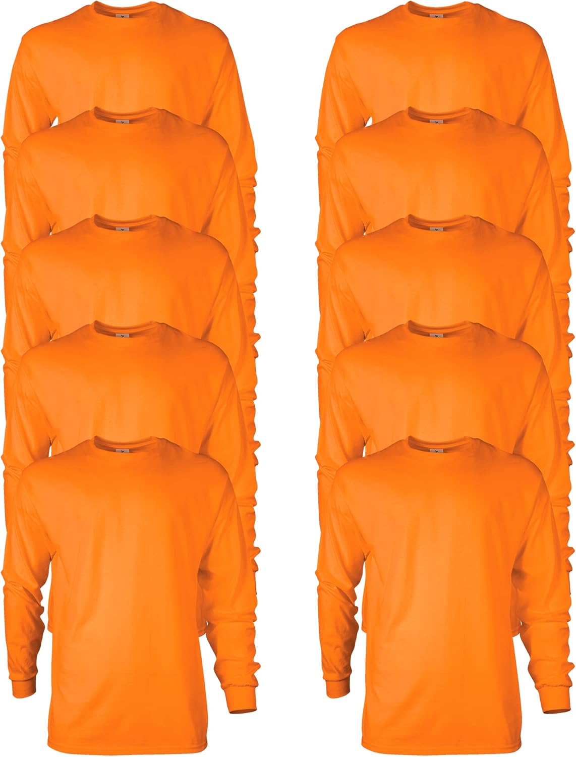 Gildan Adult Ultra Cotton Long Sleeve T-Shirt Multipack Review