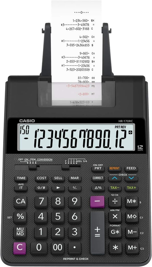 Casio HR-170RC Plus Mini Desktop Printing Calculator Review