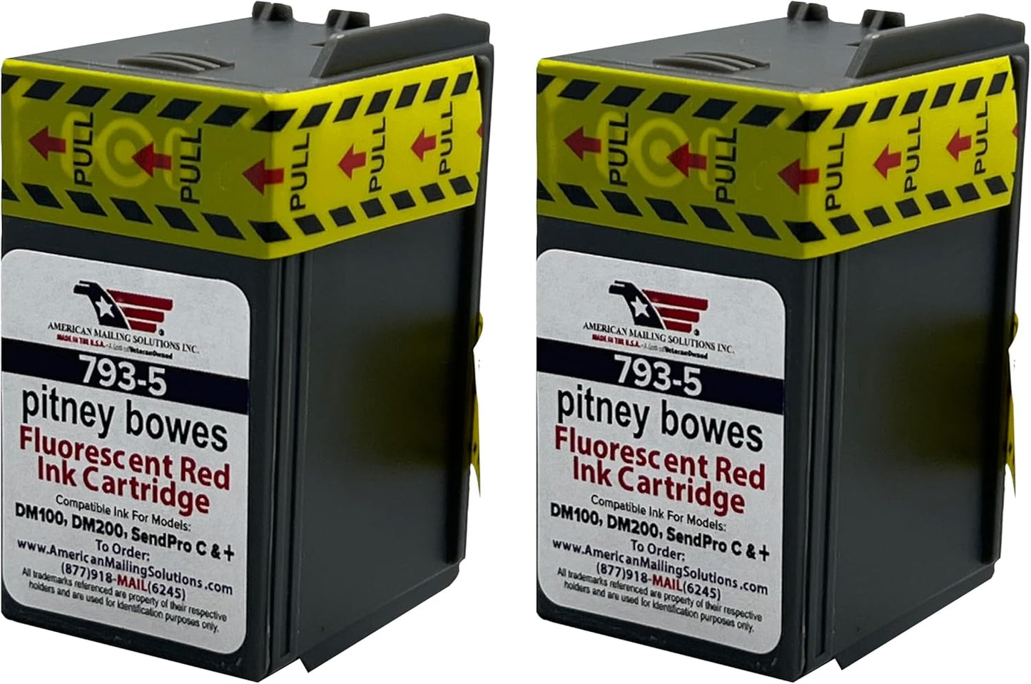 2-Pack Red Ink for DM Series Postage Meters