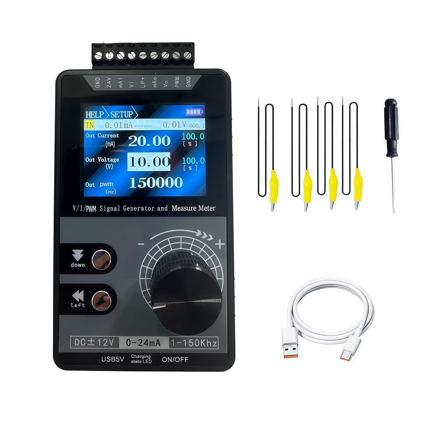 Adjustable Signal Generator for Precision Voltage and Current Control