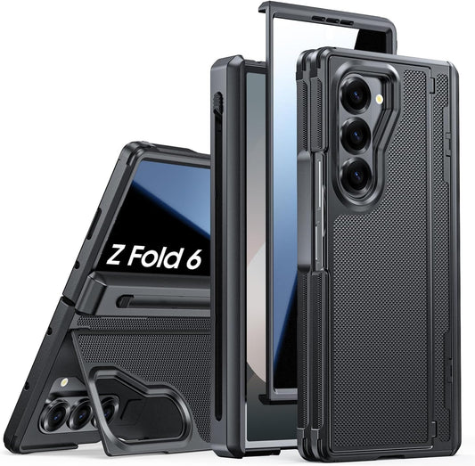 Galaxy Z Fold 6 Case with S Pen Holder & Privacy Screen Protector