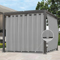 Outdoor Curtains Waterproof Windproof Privacy Panel 150x84 in - Light