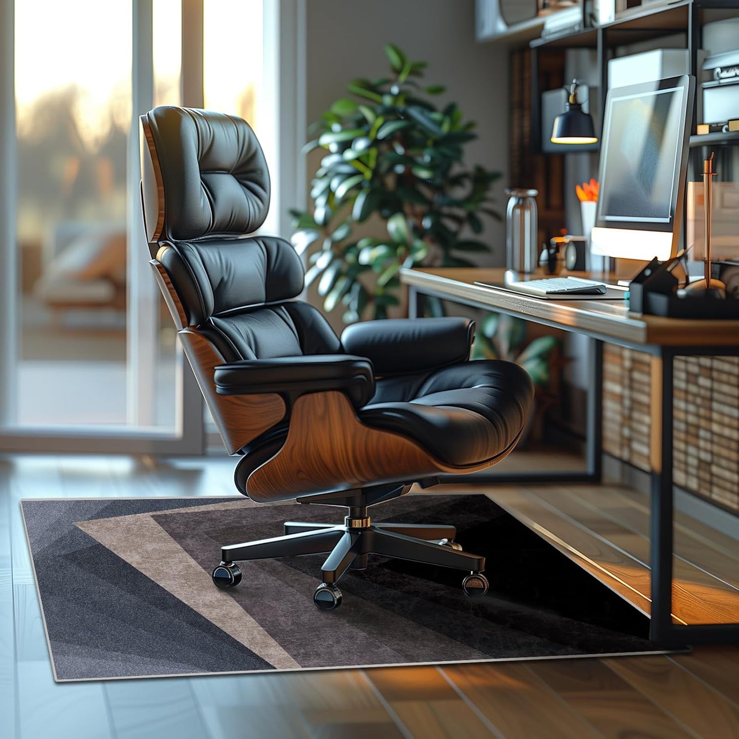 Anti-Slip Desk Chair Mat for Hardwood Floors - RIMAYA