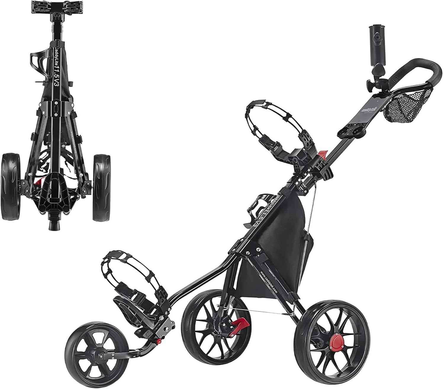 Caddytek CaddyLite 11.5 V3 - SuperLite 3-Wheel Cart