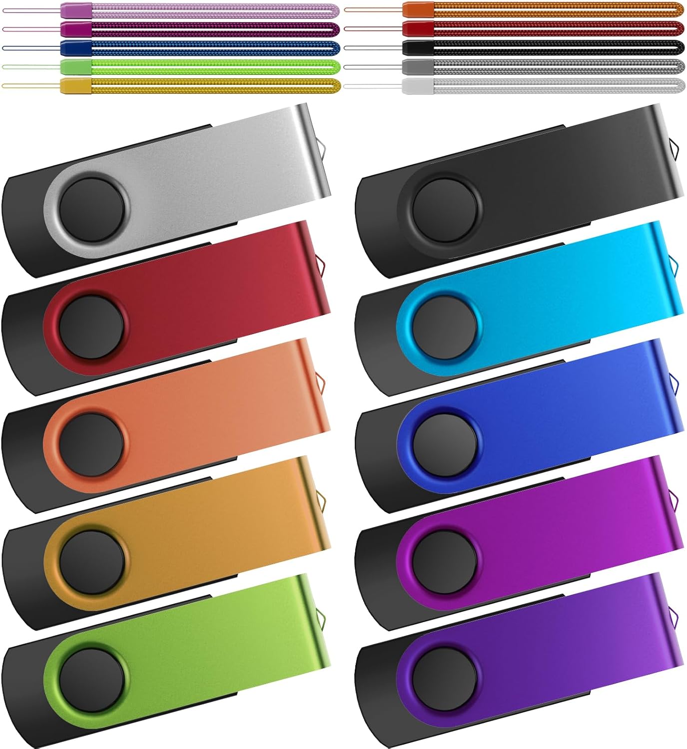 Kepmem 32GB USB Stick Pack of 10 for Data Storage Needs