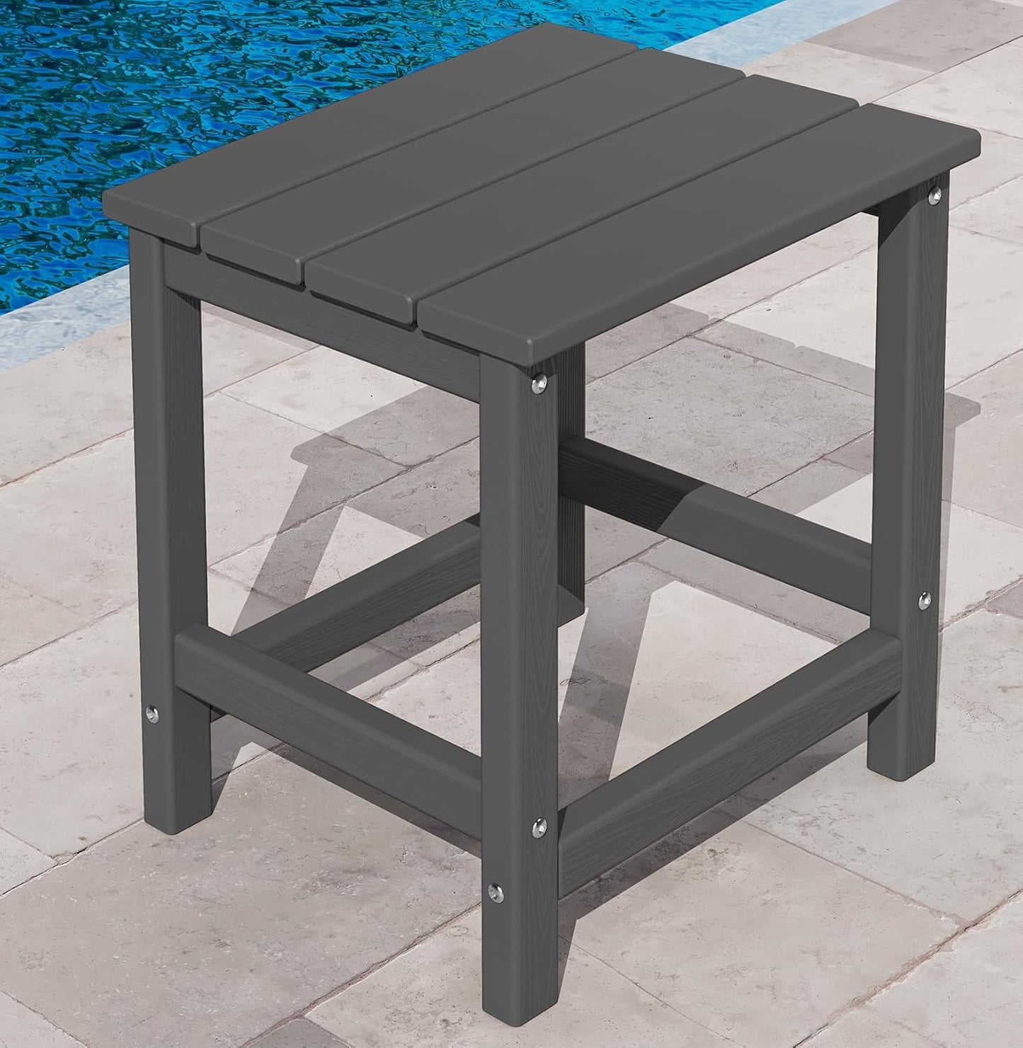 KINGYES Adirondack Outdoor Side Table for Stylish Patios