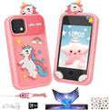 Kids Smart Cell Phone Toy with Dual Camera and Projector - Fun
