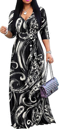 FANDEE Plus Size Maxi Dress for Women Casual Summer (Style WK48)