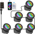 T-SUN Color Changing Pond Lights LED Underwater Fountain Lights