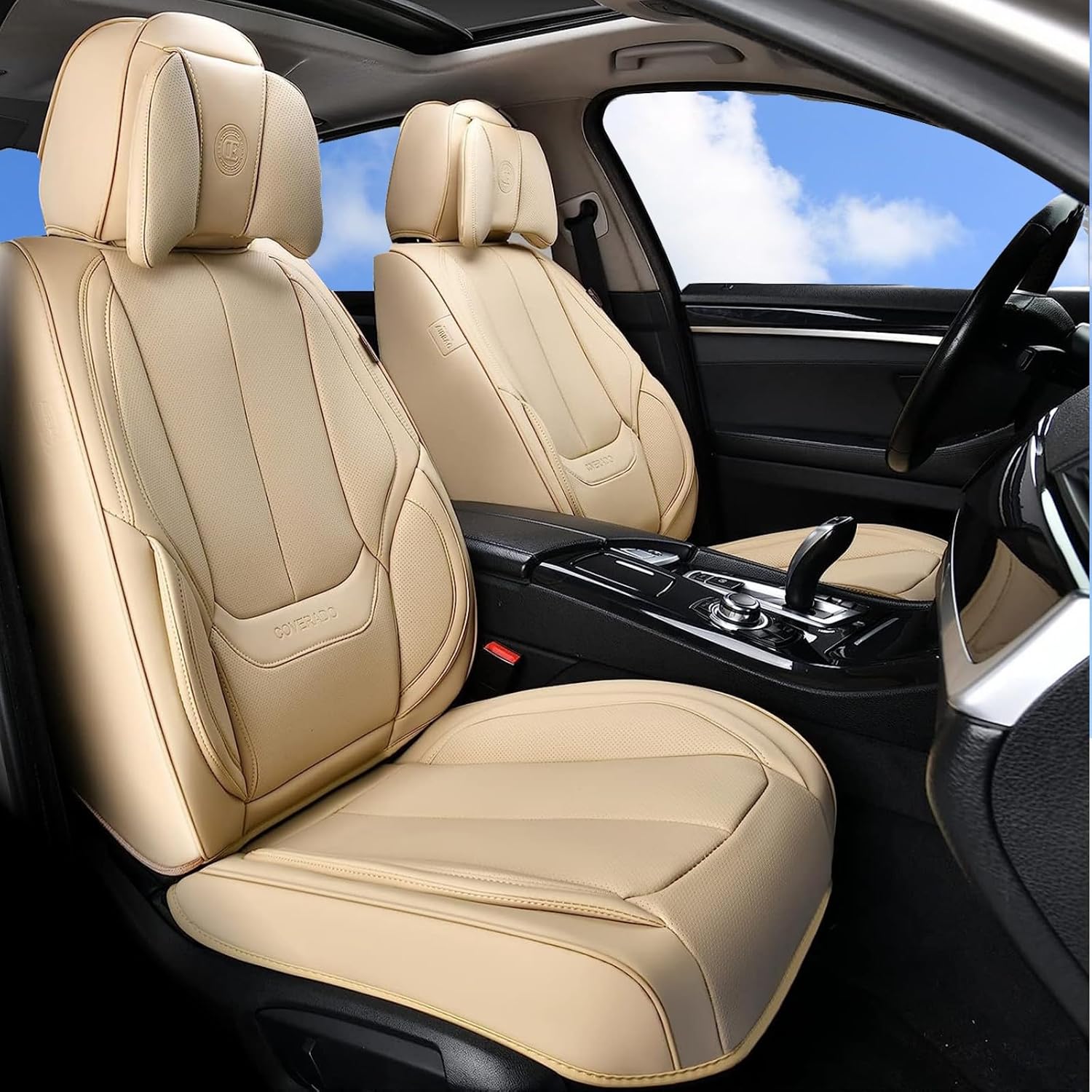 Coverado Universal Seat Covers for Cars - Luxury Nappa Leather