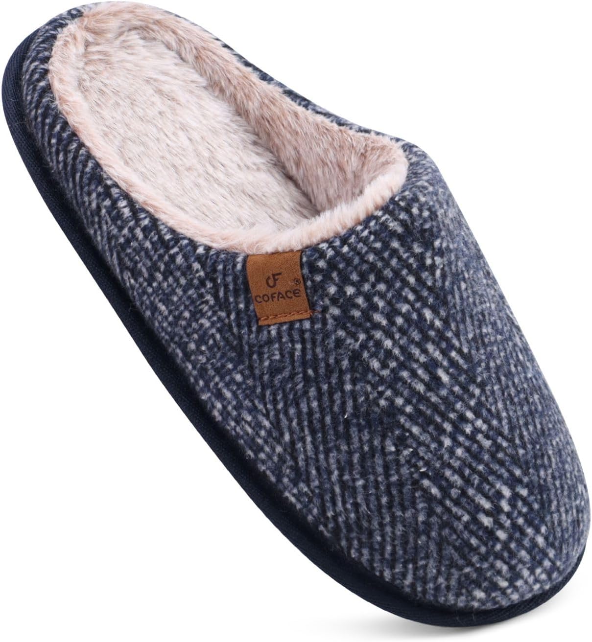 COFACE Memory Foam Scuff Slippers: Cozy & Supportive
