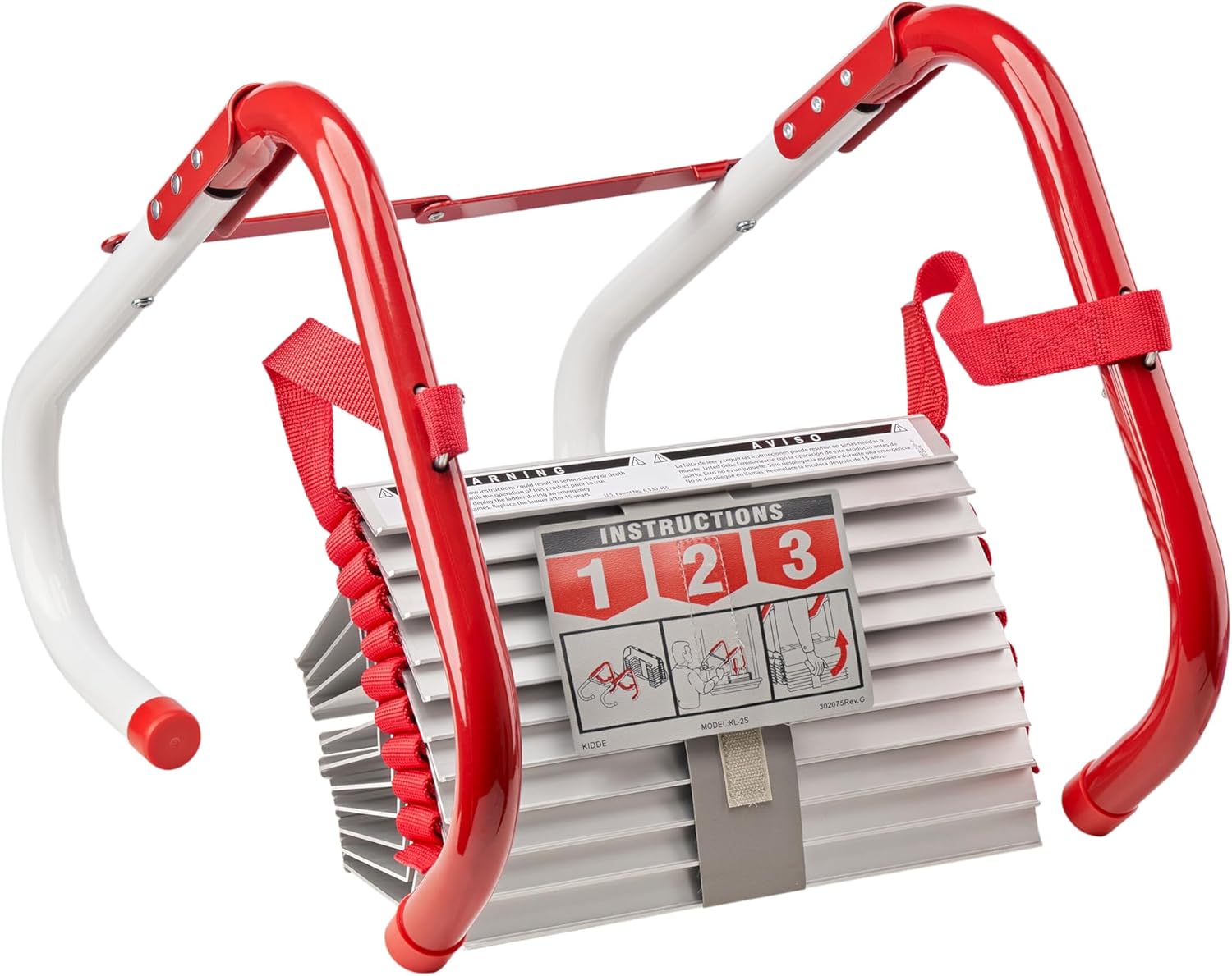 Kidde Fire Escape Ladder - 2-Story Rope Ladder for Safety