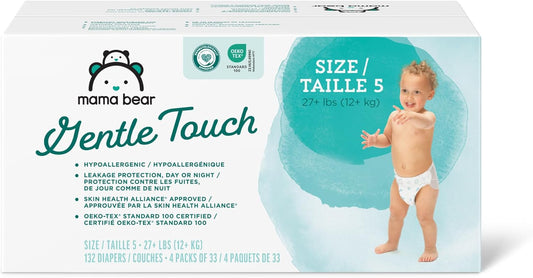 Mama Bear Hypoallergenic Size 5 Diapers - 132 Count
