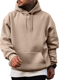 Mens Casual Cotton Hooded Drawstring Hoodie - Lightweight Everyday can