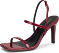 Women's Strappy High Heeled Sandals Open Toe Ankle Strap