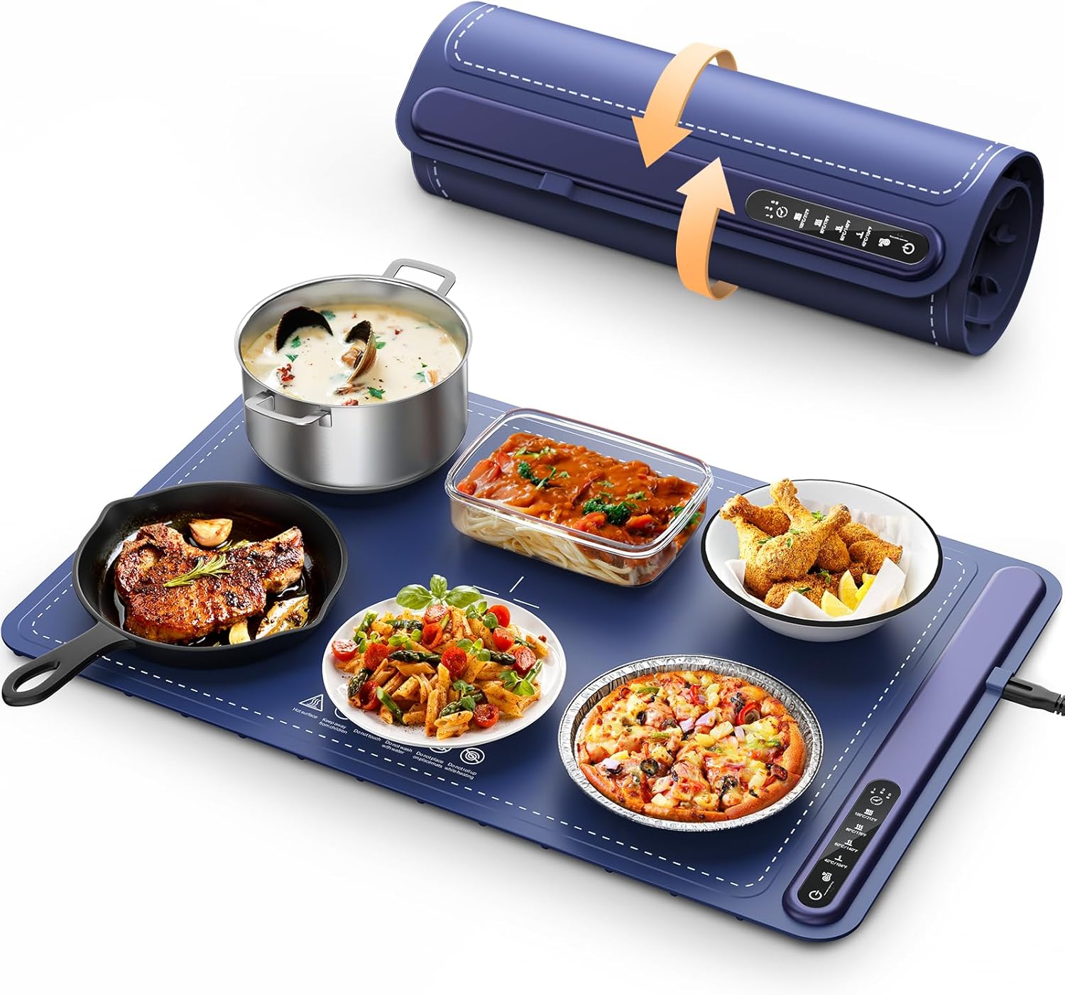 Fast Heating Silicone Warming Tray - Buffet Hot Plates