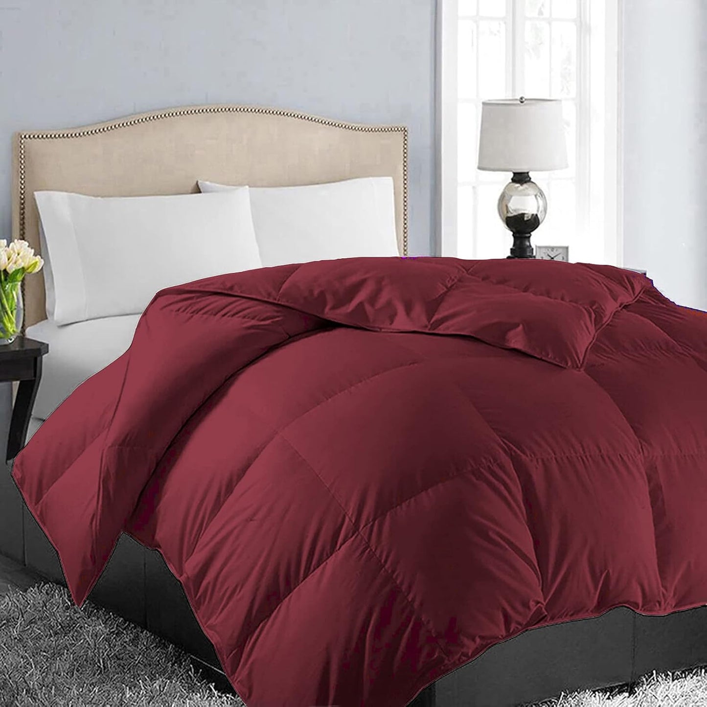EASELAND Queen Size Down Alternative Comforter for All Seasons