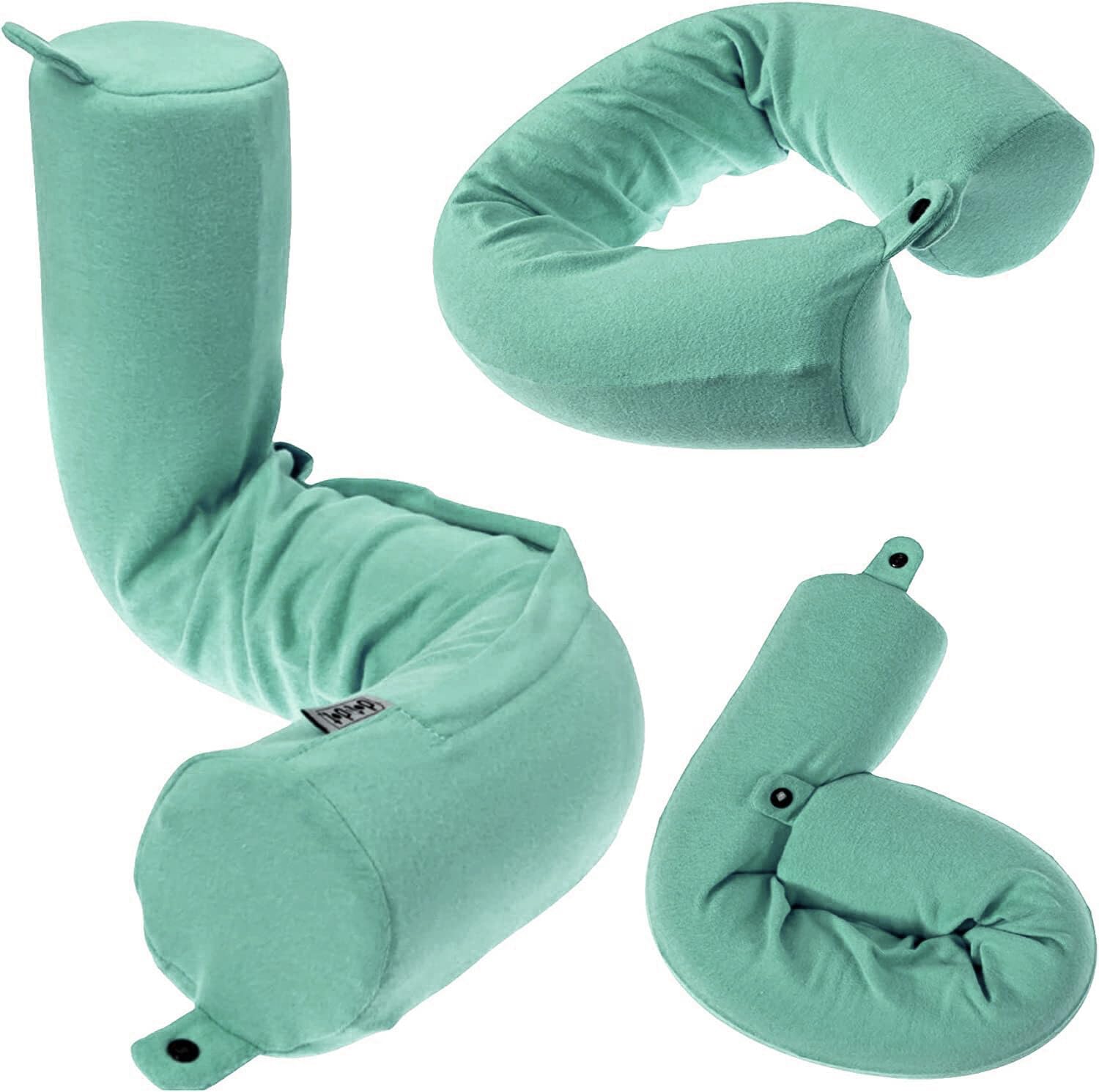 Twist Memory Foam Travel Pillow for Airplanes - Neck Support