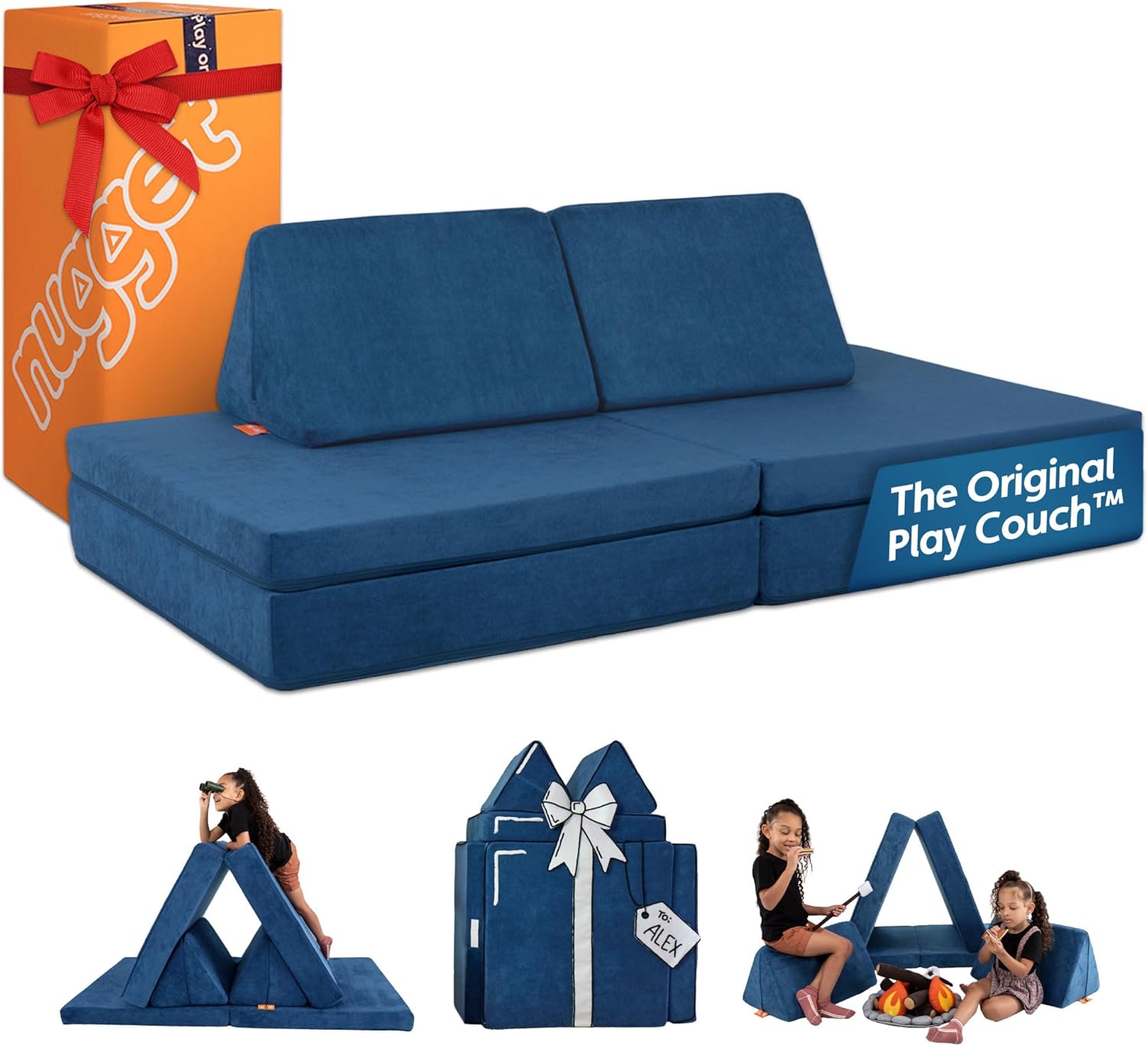 Nugget Play Couch for Kids - Modular Foam Sofa for Imagination