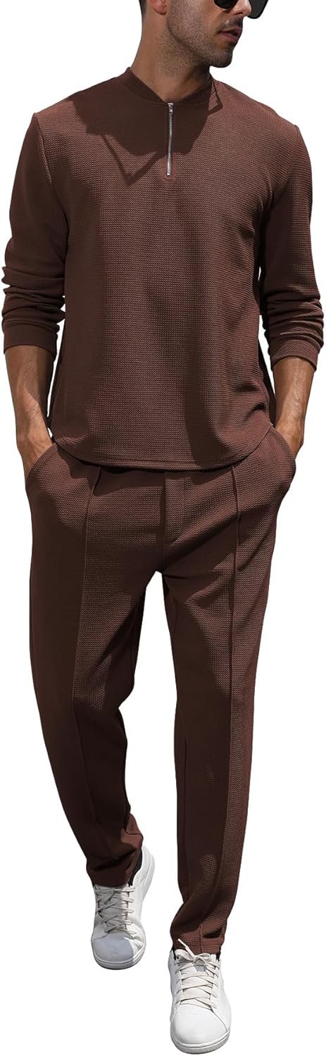 Fashion Men's Tracksuits 2 Piece Set for Casual Athletic Wear