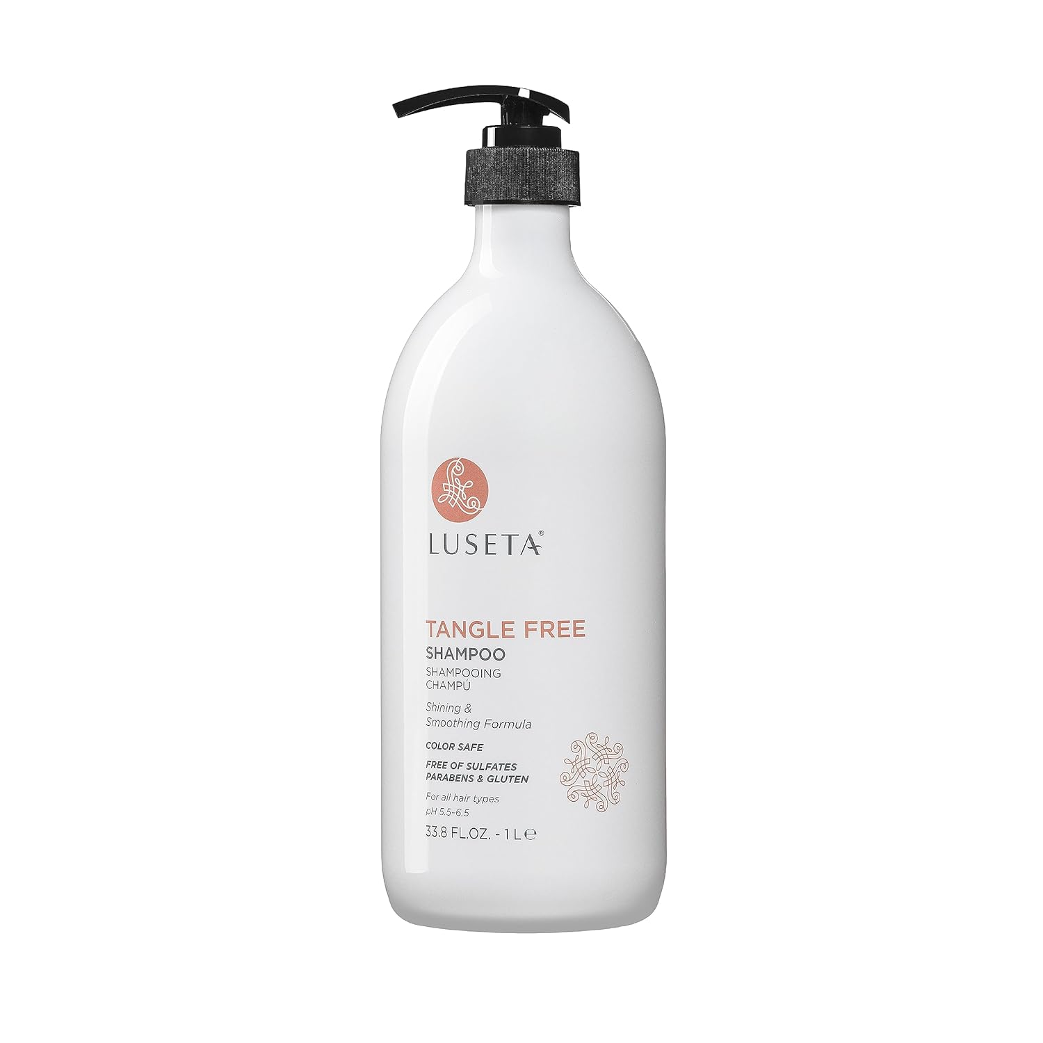 Tangle-Free Keratin & Argan Shampoo | Color-Safe | Luseta